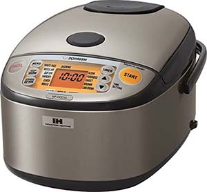 Zojirushi NP-HCC10XH Induction Heating System Rice Cooker and Warmer
