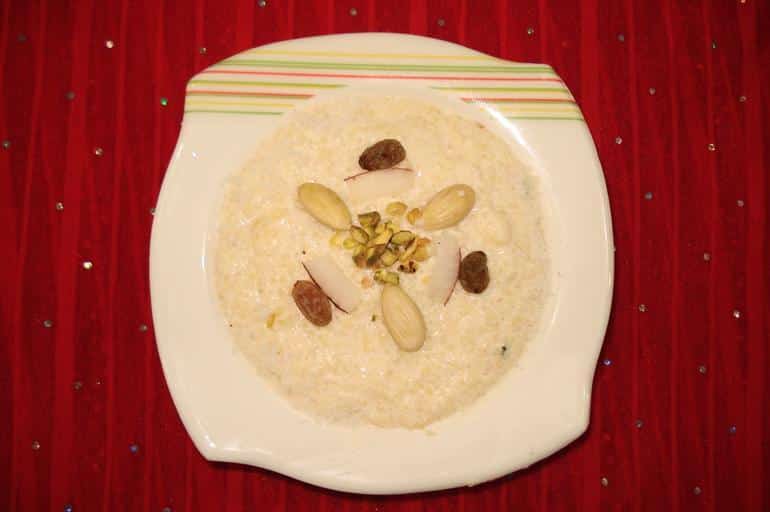 Indian Rice Pudding recipe
