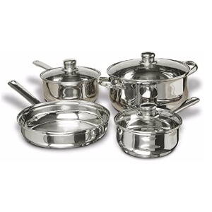Concord Cookware 7-Piece Stainless Steel Cookware Set
