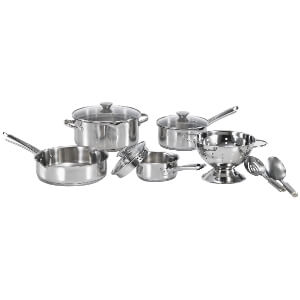 WearEver A834S9 Cook and Strain Stainless Steel Cookware Set